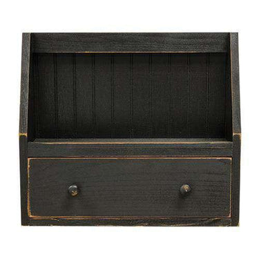 Beadboard Shelf w/Drawer - The Fox Decor